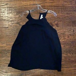 loft navy blouse